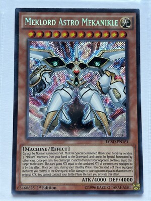 Yu-Gi-Oh Meklord Astro Mekanikle LC5D-EN161 Secret Rare 1st Edition NM-image