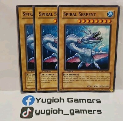 YUGIOH SPIRAL SERPENT X3  5DS1-EN007  PLAYED -image