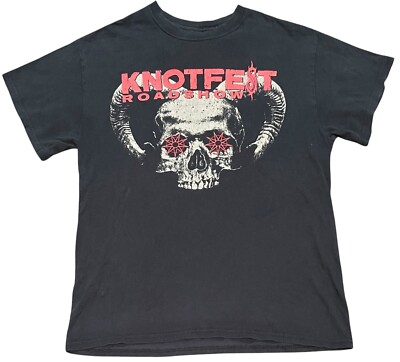 2019 SLIPKNOT Knot Fest T-Shirt Size M Volbeat Gojira Behemoth Band Concert Tour-image