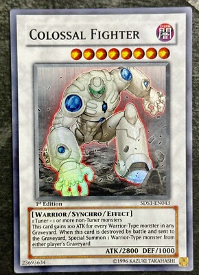 Yu-Gi-Oh! Colossal Fighter 5DS1-EN043 2008 1st Edition Super Rare NM-image