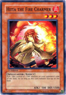 Hiita the Fire Charmer - TLM-EN028 - Common - 1st Edition NM YuGiOh!  Booster Se-image