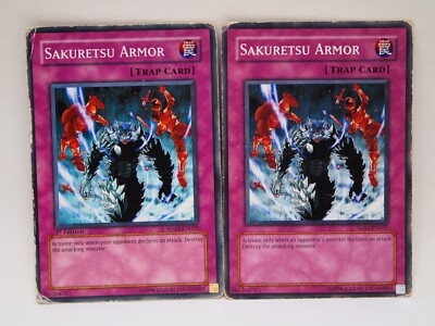 2x  Sakuretsu Armor SD10-EN033 / 5DS1-EN037 MP  Common-image