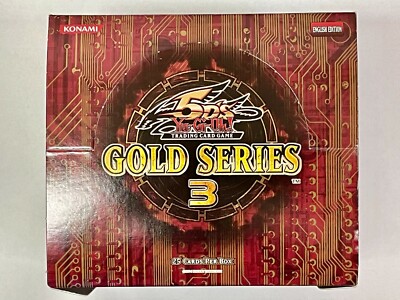*EMPTY BOX* YuGiOh 5D's Trading Card Game GOLD Series-3 NO CARDS NO PACKS-image