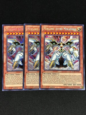 YUGIOH MEKLORD ASTRO MEKANIKLE LC5D-EN161 1ST SECRET X3-image