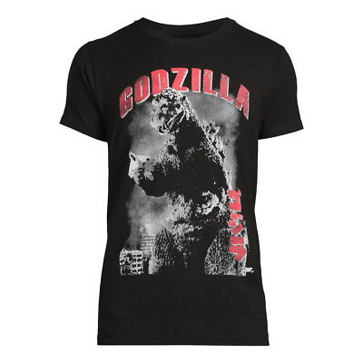 Godzilla Men's Graphic T-shirt Black 3XL-image