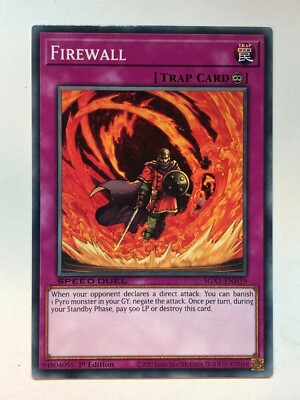 Yu-Gi-Oh! Speed Duel GX: Duel Academy Firewall SGX1-ENH19 NM/M-image
