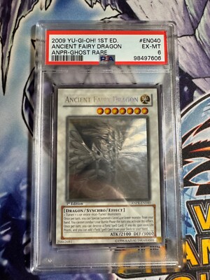 Ancient Fairy Dragon ANPR-EN040 1st Edition Ghost Rare YuGiOh 5Ds - PSA 6-image