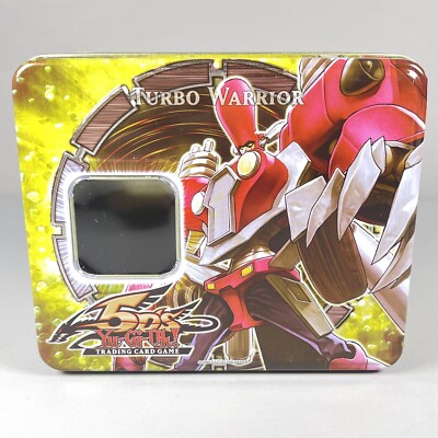 Yugioh EMPTY TIN Turbo Warrior 5DS TCG Collectible 2008-image