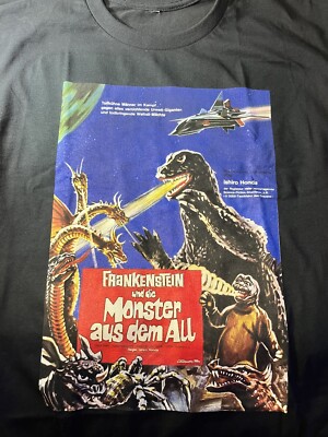Godzilla Destroy All Monsters German Custom T Shirt (Choose Your Size!)-image
