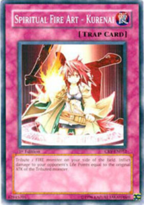 Spiritual Fire Art - Kurenai - CRV-EN052 - Common - Unlimited Edition NM YuGiOh!-image