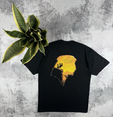 Vintage Prince Of Egypt 1998 Dreamworks Jerzees USA Black RARE Movie T Shirt Tee-image