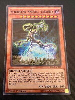 Yugioh Earthbound Immortal Ccarayhua LC5D-EN151 Super Rare 1st Ed NM-image