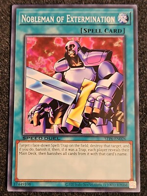 Nobleman of Extermination Common Speed Duel Tournament Pack 6 OTS STP6-EN026 NM-image