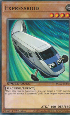 YUGIOH CARD EXPRESSROID SGX2-ENB07 1ST EDITION COMMUN-image