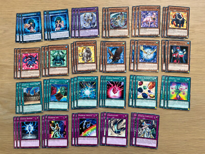 🔥Yugioh Crystal Beast 81 Card DECK+Bonus Playmat SPEED DUEL GX ACADEMY SGX1 NM-image