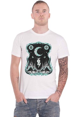 Gojira T Shirt Dragons Dwell Band Logo new Official Mens White-image