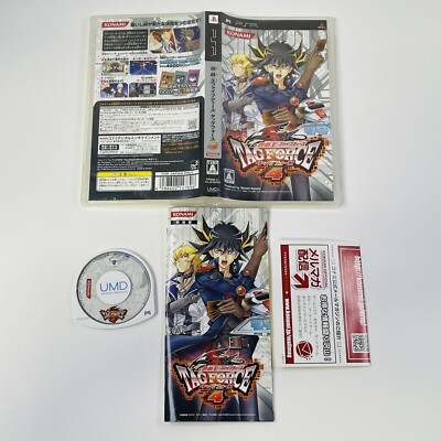 Yu-Gi-Oh 5D's Tag Force 4 Sony PSP 2009 No Cards YUGIOH Japan Playstation Tested-image