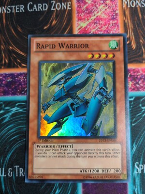 Yu-Gi-Oh! Rapid Warrior 5DS3-EN004 1st Edition Super Rare NM -image