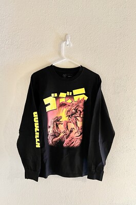 Godzilla Movie Longsleeve Shirt Size Medium Black Crunchyroll-image