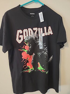 Old Navy Godzilla Adult MD Medium T-Shirt Tee-image