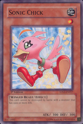 Yugioh Sonic Chick #5DS2-EN017 5D's Starter Deck 2009 1st Edition-image