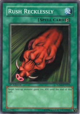 Rush Recklessly - 5DS1-EN025 - Common - 1st Edition Near Mint 5D's Starter Deck-image