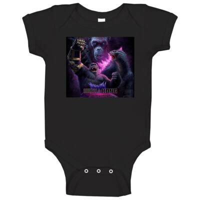 Godzilla X Kong The New Empire Movie Fan Baby One Piece-image