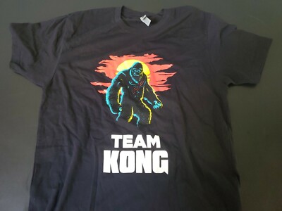 Team Kong - Godzilla vs Kong T-Shirt - Official Movie Promo T-Shirt Size Small -image