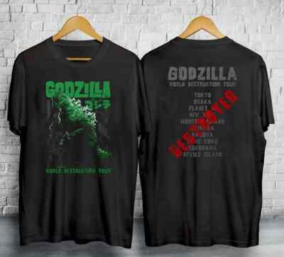 ~HOT!~ Godzilla World Destruction Tour T-Shirt Licensed Pop Culture Movie S-5XL-image