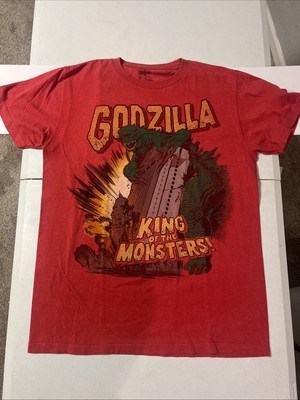 GODZILLA  JAPAN KING OF THE MONSTERS! T-SHIRT / Size 5/6T / E32-image