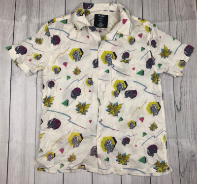 Atsuko Godzilla Rayon Short Sleeve Camp Shirt New Medium-image