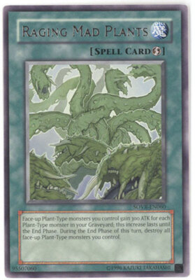 Yu-Gi-Oh Card - SOVR-EN060 - RAGING MAD PLANTS (rare) - NM-image