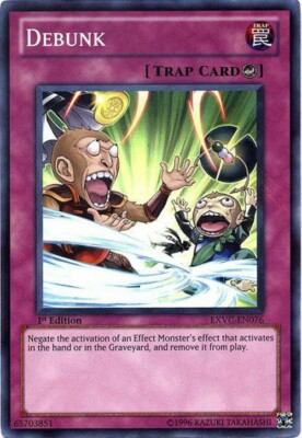 YuGiOh Yu-Gi-Oh 5D's Extreme Victory Super Rare Debunk EXVC-EN076-image