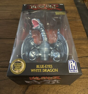 PhatMojo Blue-Eyes White Dragon Figure Yu-Gi-Oh! Limited Edition #01119-image