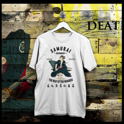 Samurai T-Shirt Shogun Assassin Bushido Code Ronin Hanzo Warrior Hara-kiri S-2XL-image