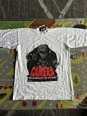 Vintage Gamera Godzilla 1995 Sega New Movie White Shirt Large-image