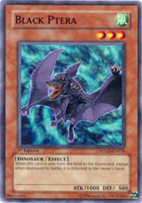 Black Ptera - POTD-EN018 - Common - 1st Edition NM YuGiOh!  Booster Set Cards (G-image