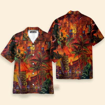 Godzilla And King Hawaiian Shirts Aloha Hawaii Shirt Aloha Shirt For Summer-image