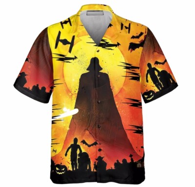 Star Wars Darth Vader Halloween Is Coming Hawaiian Shirt-image