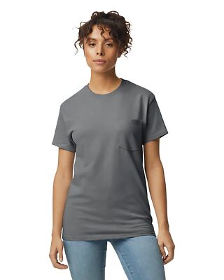 GD201 Gildan 2300 Adult Short Sleeve Ultra Cotton Crew Neck With Pocket T-Shirt-image