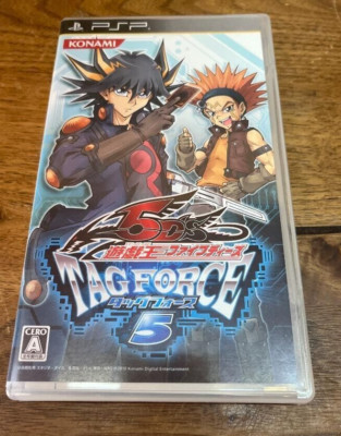 PSP USED Yu-Gi-Oh! 5D's Tag Force 5 53149 Japanese Games With Box Tested Genuine-image