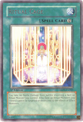 Yu-Gi-Oh Card - ABPF-EN060 - RITUAL CAGE (rare) - NM-image
