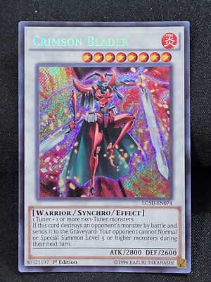 YuGiOh Crimson Blader - LC5D-EN074 - Secret Rare - 1st Edition LP-image