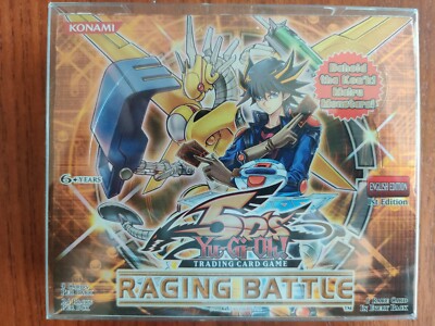 YU-GI-OH! 1st EDITION ENGLISH - 5Ds RAGING BATTLE Booster box READ DESCRIPTION-image