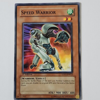 Speed Warrior - 5DS1-EN012 - LP - Common - 1st Ed - Yugioh-image