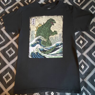 GODZILLA Great Wave Licensed Monster Movie T-Shirt.-image