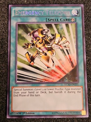 Yu-Gi-Oh! Emergency Teleport - LC5D-EN251 - Secret Rare - 1st Edition NM-image
