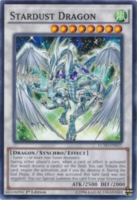 YUGIOH Stardust Dragon - LC5D-EN031 - ULTRA RARE - 1st Ed - NM/M-image