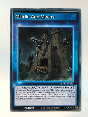 Yu-Gi-Oh! Speed Duel GX: Duel Academy Middle Age Mechs SGX1-ENS12 NM/M-image