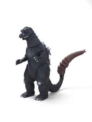 CCP Middle Size Series Godzilla 1964 Blue Retro 12cm Sofubi Figure New-image